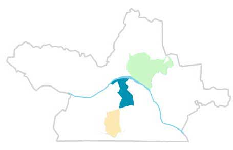 Map of Westside